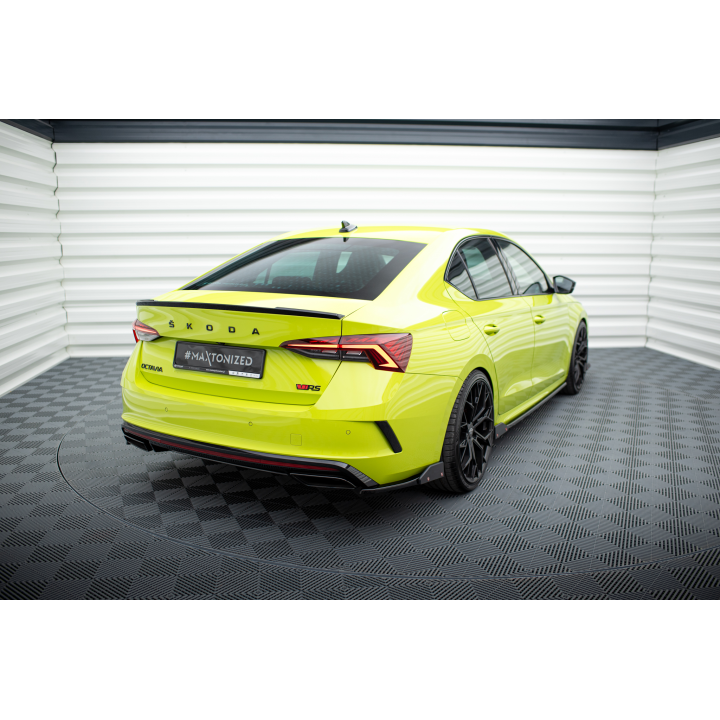 Splittery Tylne Boczne V.2 + Flaps Skoda Octavia RS Combi / Liftback Mk4 / Mk4 Facelift