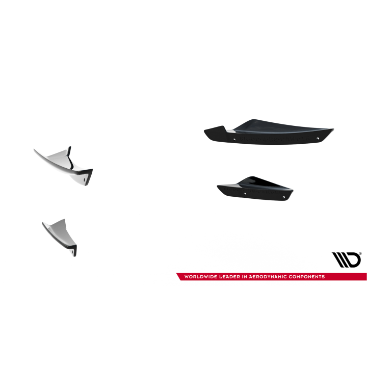 Canards (owiewki przedniego zderzaka) Skoda Octavia RS Mk4