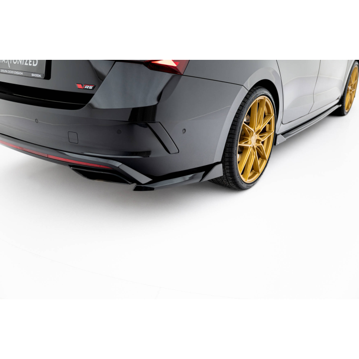 Splittery Tylne Boczne V.6 Skoda Octavia RS Liftback / Combi Mk4 / Mk4 Facelift