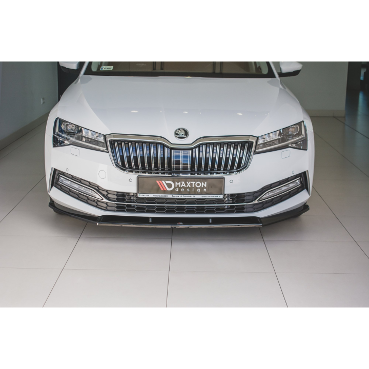 Splitter Przedni V.2 Skoda Superb Liftback / Combi Mk3 Facelift