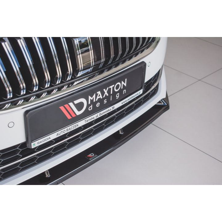 Splitter Przedni V.2 Skoda Superb Liftback / Combi Mk3 Facelift