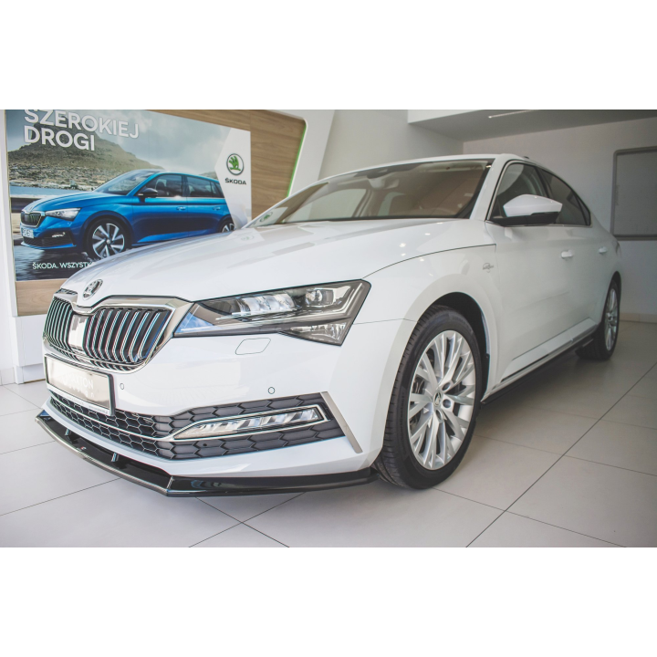Splitter Przedni V.2 Skoda Superb Liftback / Combi Mk3 Facelift