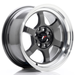 Japan Racing JR12 15x7,5 ET26 4x100/108 Gun Metal w/Machined Lip