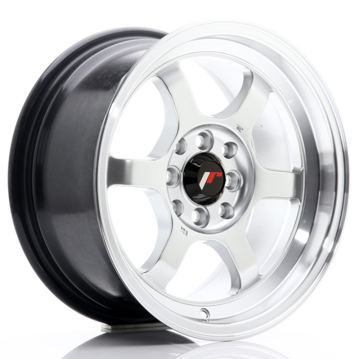 Japan Racing JR12 15x7,5 ET26 4x100/108 Hyper Silver w/Machined Lip