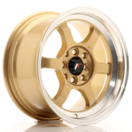 Japan Racing JR12 15x7,5 ET26 4x100/114 Gold w/Machined Lip