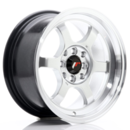 Japan Racing JR12 15x7,5 ET26 4x100/114 Hyper Silver w/Machined Lip