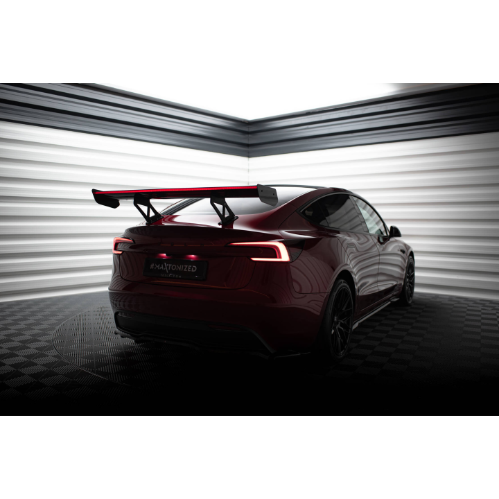 Karbonowy Spoiler + LED Tesla Model 3