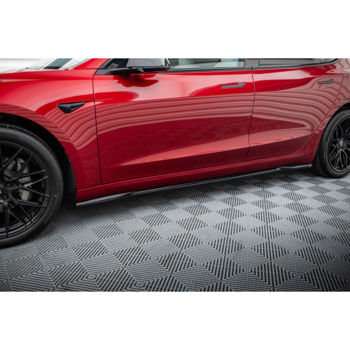 Dokładki Progów V.2 Tesla Model 3 Mk1 / Mk1 Facelift