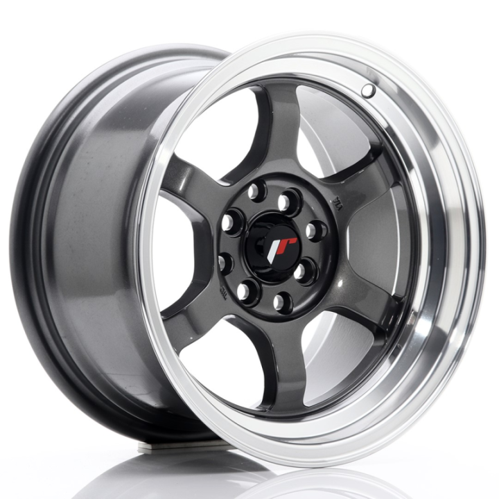 Japan Racing JR12 15x8,5 ET13 4x100/114 Gun Metal w/Machined Lip