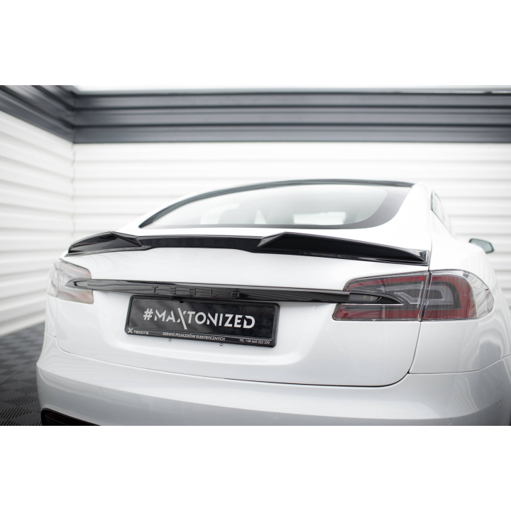 Spoiler Cap 3D Tesla Model S Plaid Mk1 Facelift