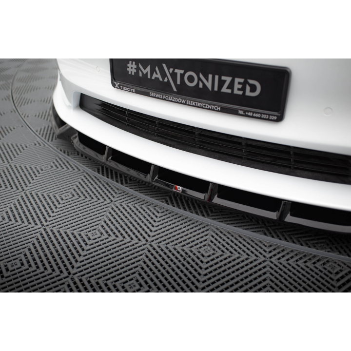Splitter Przedni V.1 Tesla Model S Plaid Mk1 Facelift