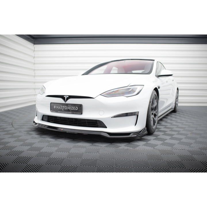 Splitter Przedni V.2 Tesla Model S Plaid Mk1 Facelift