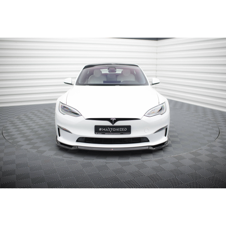 Splitter Przedni V.2 Tesla Model S Plaid Mk1 Facelift