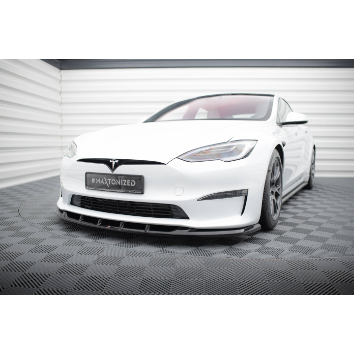Splitter Przedni V.3 Tesla Model S Plaid Mk1 Facelift