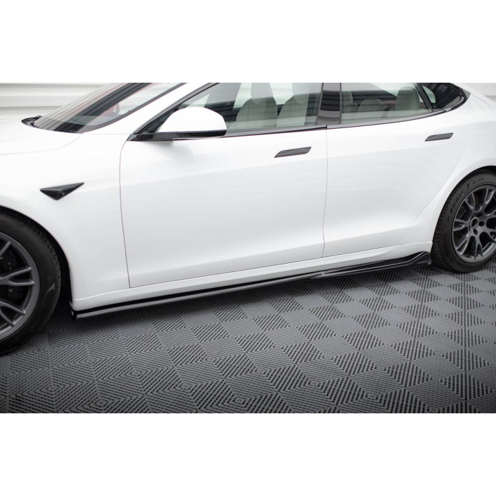 Dokładki Progów V.1 Tesla Model S Plaid Mk1 Facelift