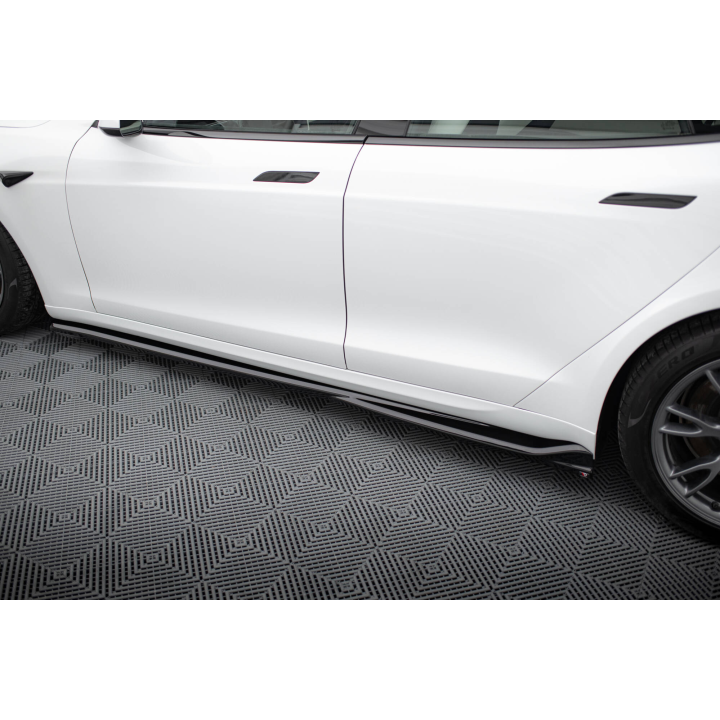Dokładki Progów V.1 Tesla Model S Plaid Mk1 Facelift