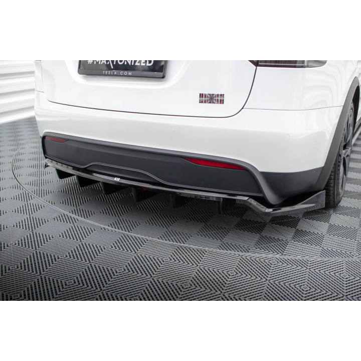 Splitter Tylny (Z Dyfuzorem) Tesla Model X Mk1 Facelift