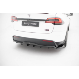 Splitter Tylny (Z Dyfuzorem) V.2 Tesla Model X Mk1 Facelift