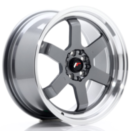 Japan Racing JR12 17x8 ET33 5x100/114 Gun Metal w/Machined Lip