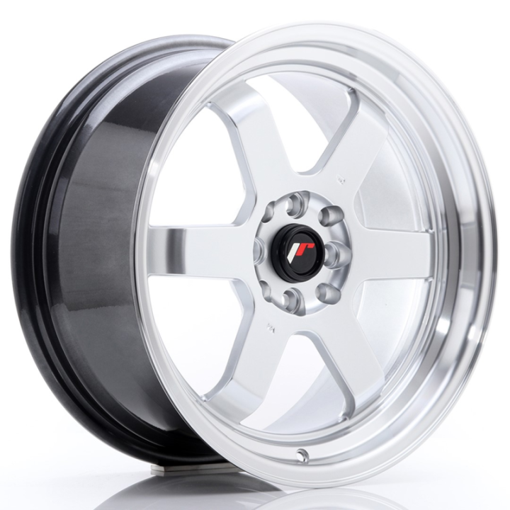 Japan Racing JR12 17x8 ET33 5x100/114 Hyper Silver w/Machined Lip
