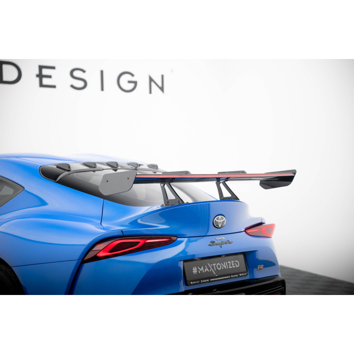 Karbonowy Spoiler Z Górnymi Mocowaniami + LED Toyota Supra Mk5