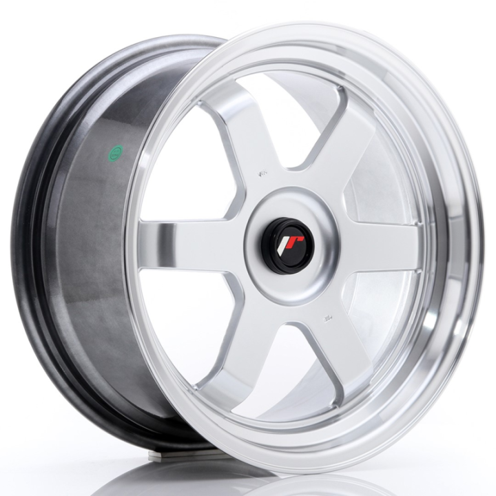Japan Racing JR12 17x8 ET35 BLANK Hyper Silver w/Machined Lip
