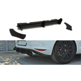 Dyfuzor Tylny i Splittery Tylne Boczne VW Golf 7 GTI