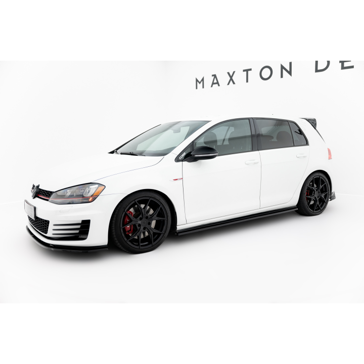 Dokładki Progów V.2 Volkswagen Golf GTI / GTD Mk7 / Mk7 Facelift (wąskie)