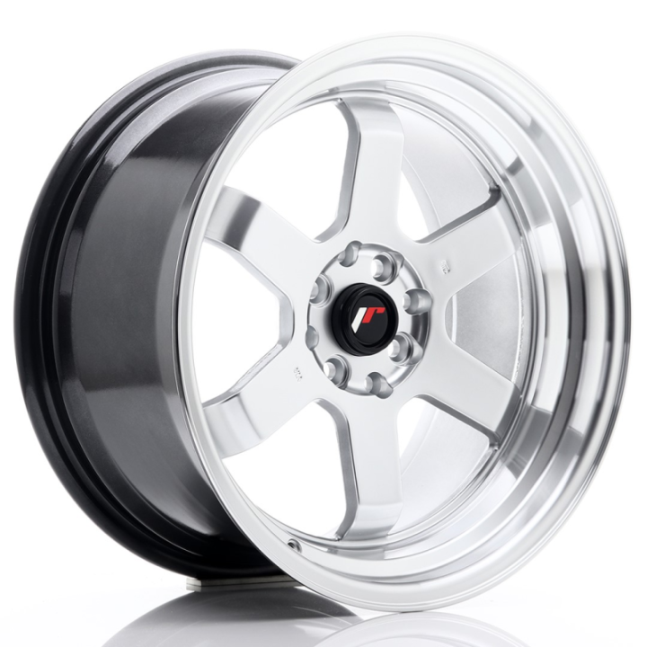 Japan Racing JR12 17x9 ET25 5x100/114 Hyper Silver w/Machined Lip
