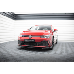 Splitter Przedni V.2 + Flaps Volkswagen Golf GTI / GTE / GTD / R-Line Mk8