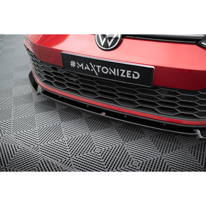 Splitter Przedni V.3 + Flaps Volkswagen Golf GTI / GTE / GTD / R-Line Mk8