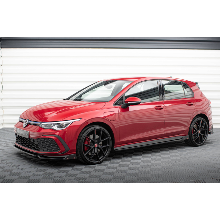 Dokładki Progów V.2 + Flaps Volkswagen Golf GTI / GTE / GTI Clubsport / GTD / R-Line Mk8