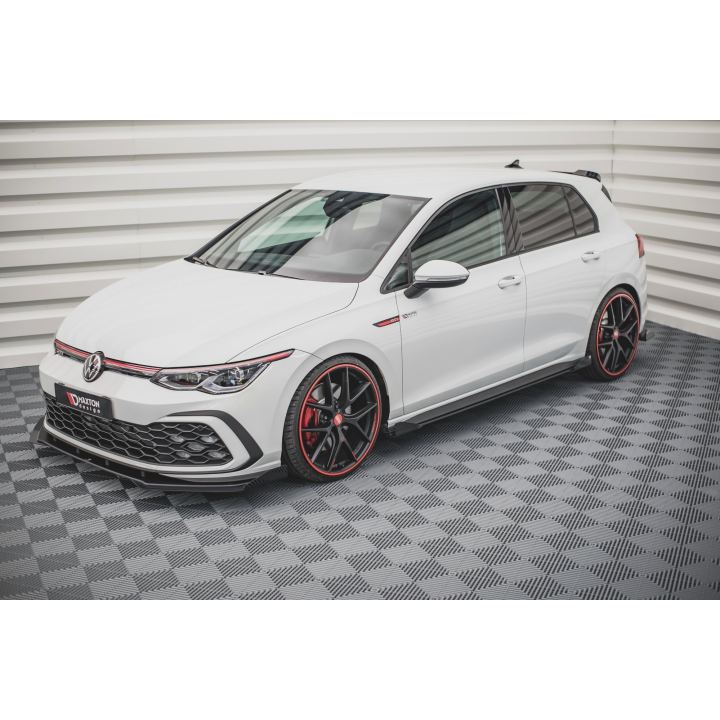 Dokładki progów Street Pro + Flaps Volkswagen Golf GTI Clubsport Mk8 Facelift