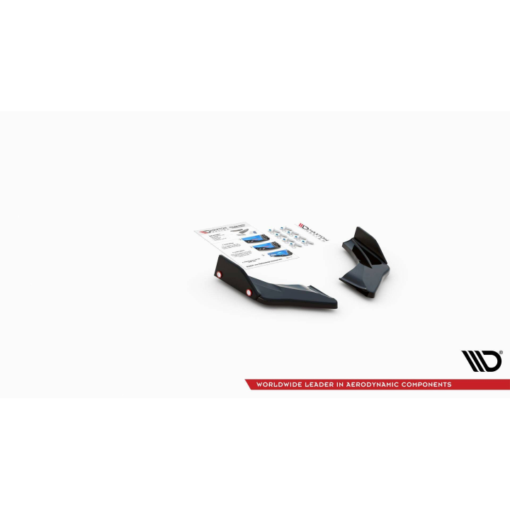 Splittery Tylne Boczne V.1 + Flaps Volkswagen Golf GTI Clubsport Mk8 Facelift