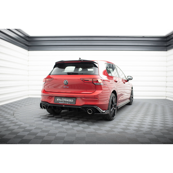 Dokładka Tylna + Atrapa Wydechu Volkswagen Golf GTE / R-Line Mk8 / Mk8 Facelift