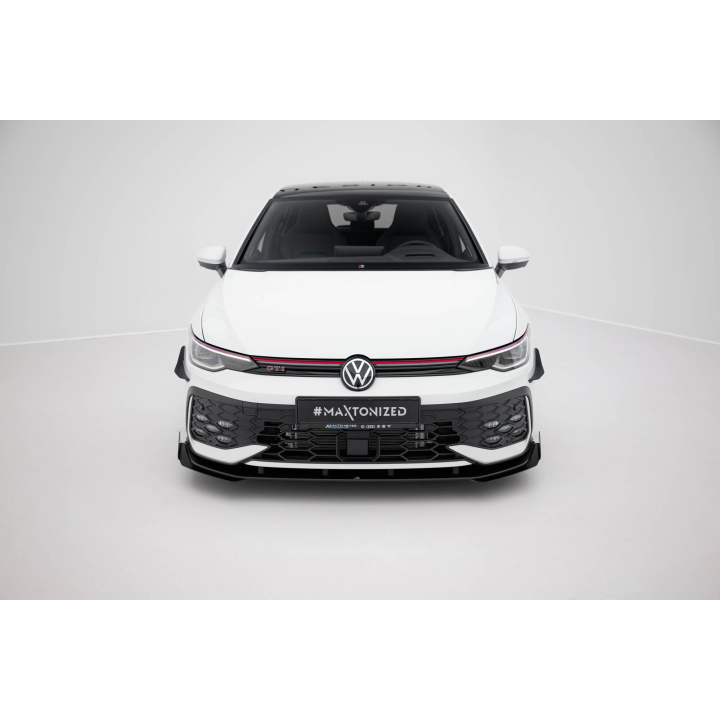 Splitter Przedni Street Pro + Flaps Volkswagen Golf GTI / GTE / R-Line Mk8 Facelift