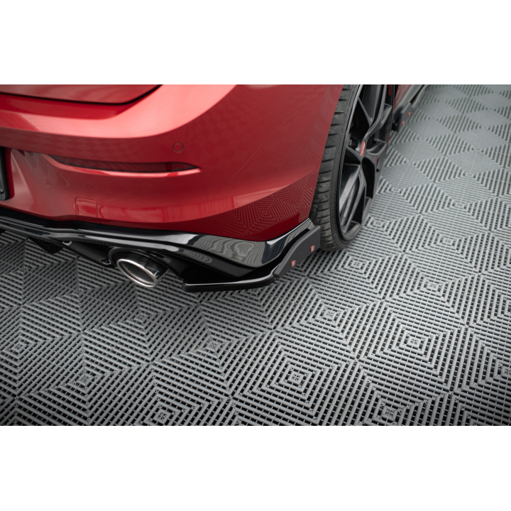 Splittery Tylne Boczne V.4 + Flaps Volkswagen Golf GTI / GTE Mk8  Produkt pasuje tylko z:    VW-GO-8-GTI-RS2