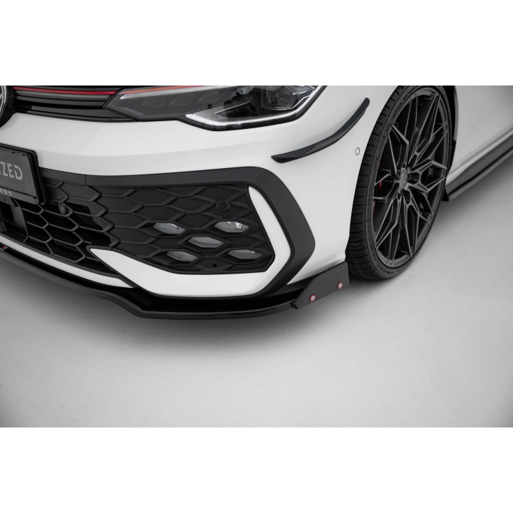 Splitter Przedni V.3 + Flaps Volkswagen Golf GTI / GTE / R-Line Mk8 Facelift