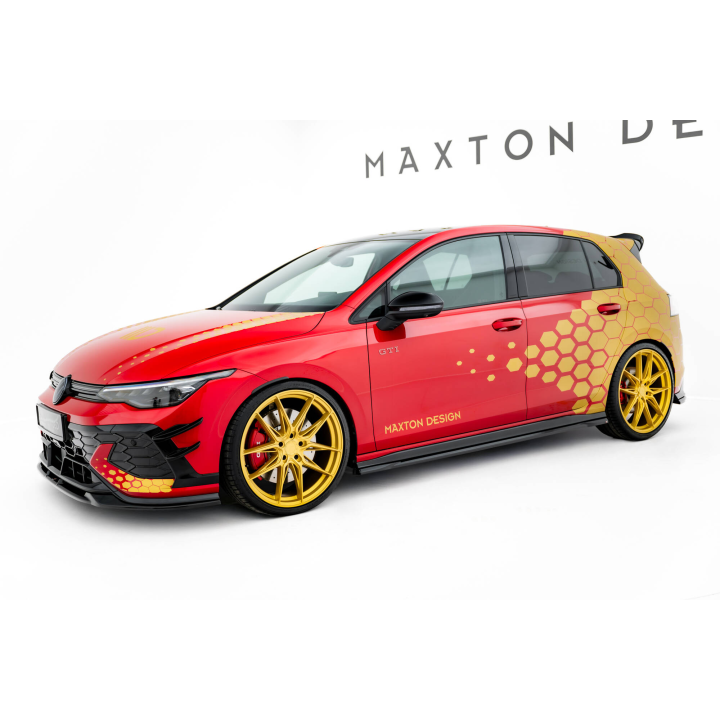 Dokładki Progów V.1 Volkswagen Golf GTI Clubsport Mk8 Facelift