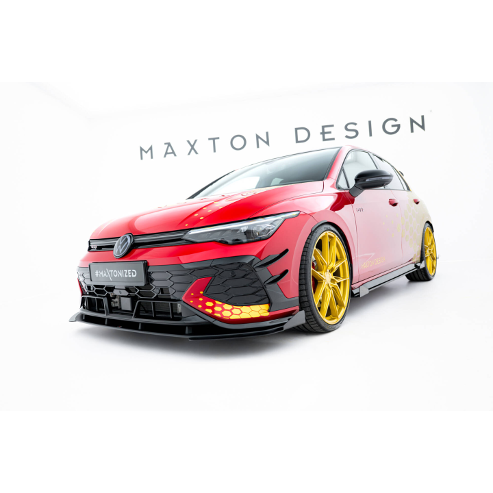 Splitter Przedni Street Pro + Flaps Volkswagen Golf GTI Clubsport Mk8 Facelift