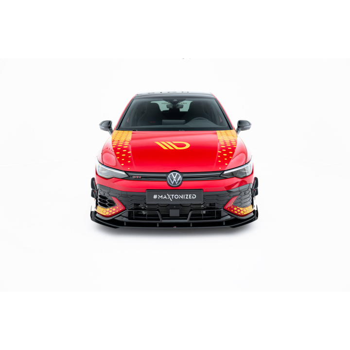 Splitter Przedni Street Pro + Flaps Volkswagen Golf GTI Clubsport Mk8 Facelift