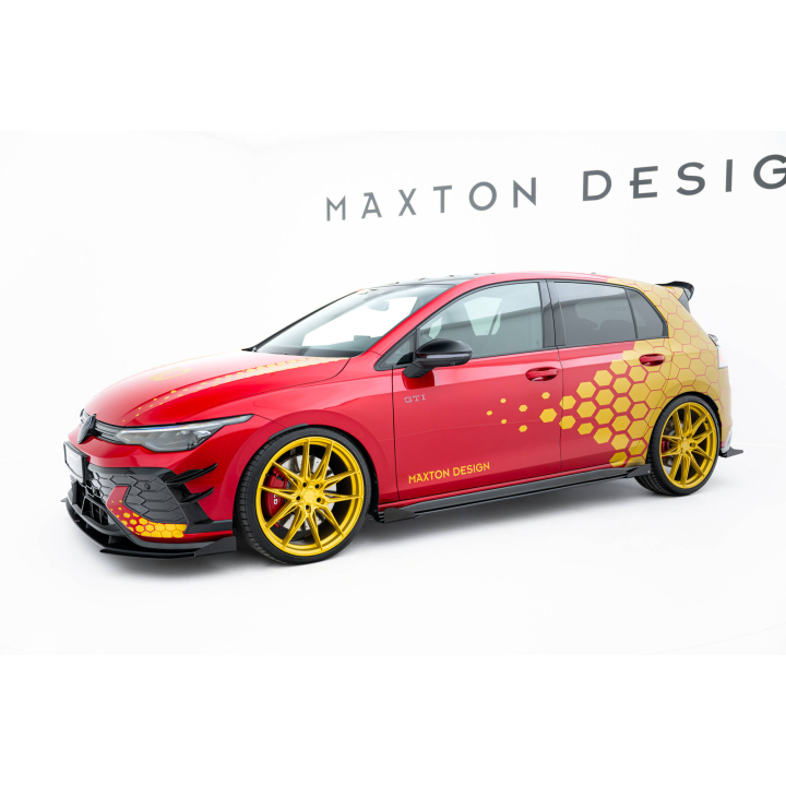 Dokładki progów Street Pro + Flaps Volkswagen Golf GTI Clubsport Mk8 Facelift