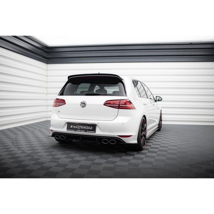 Dyfuzor Tylny i Splittery Tylne Boczne VW Golf 7 R Hatchback