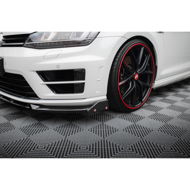Splitter Przedni V.5 + Flaps Volkswagen Golf R / R-Line Mk7
