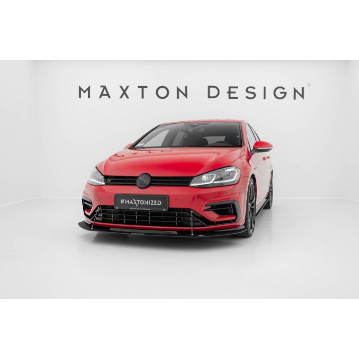 Hybrydowy Splitter Przedni Racing VW Golf 7 R / R-Line Facelift