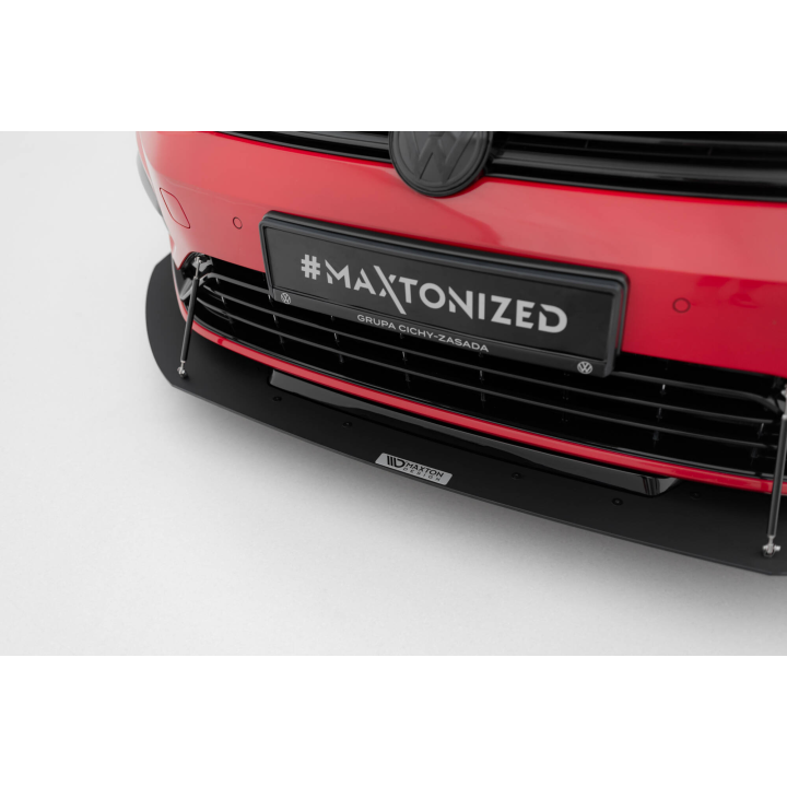 Hybrydowy Splitter Przedni Racing VW Golf 7 R / R-Line Facelift
