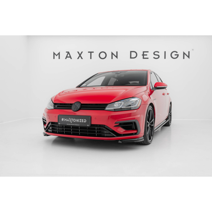 Splittery Przednie Boczne Volkswagen Golf R / R-Line Mk7 Facelift
