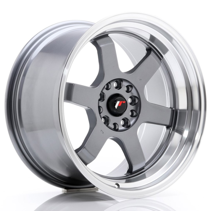 Japan Racing JR12 18x10 ET20 5x114/120 Gun Metal w/Machined Lip