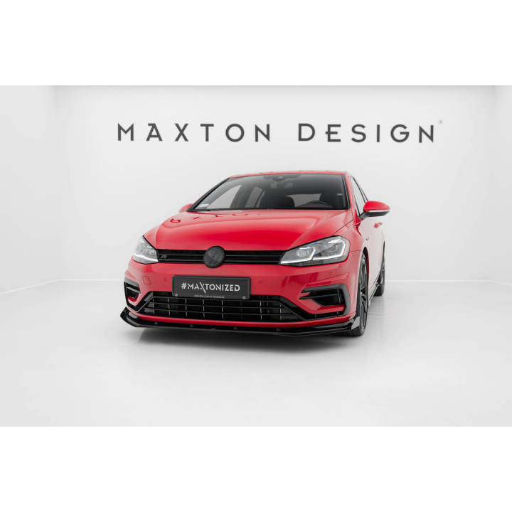 Splitter Przedni Street Pro + Flaps Volkswagen Golf R / R-Line Mk7 Facelift