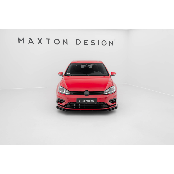 Splitter Przedni Street Pro + Flaps Volkswagen Golf R / R-Line Mk7 Facelift